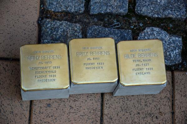 Bild vergrößern: Stolpersteine in Gardelegen